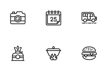 Outdoor  And Travel Camping Icon Pack