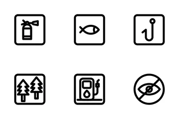 Outdoor Place Icon Pack
