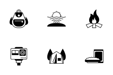 Outdoor Trip Icon Pack