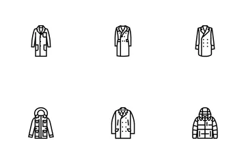 Outerwear Male Clothing Casual Fashion Icon Pack