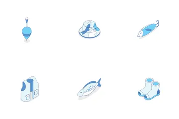 Outil de pêche Pack d'Icônes