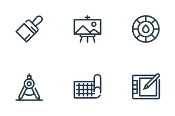 Outils artistiques Pack d'Icônes