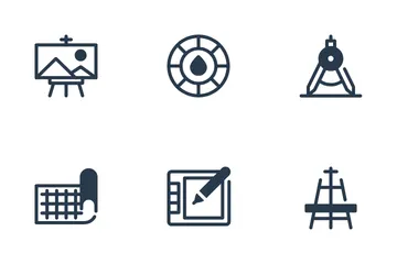 Outils artistiques Pack d'Icônes