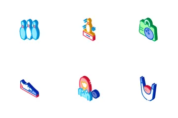 Outils de jeu de bowling Pack d'Icônes