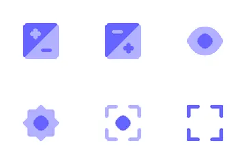 Outils de photographie Icon Pack