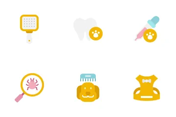 Outils et nourriture pour animaux de compagnie Pack d'Icônes