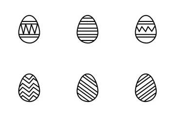 Ovo de Páscoa Pacote de Ícones