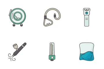 Oxygen Therapy Icon Pack
