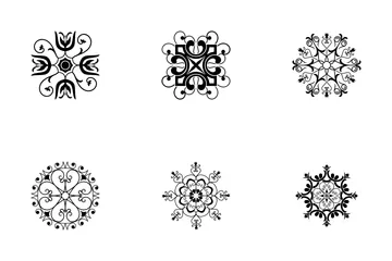 Pacote de diferentes estilos de elementos de design Pacote de Ícones