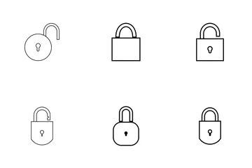 PADLOCK LINE Icon Pack