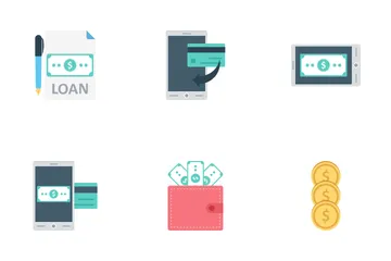 Pagamento e Finanças Icon Pack