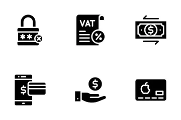 Pagamento e Finanças Icon Pack