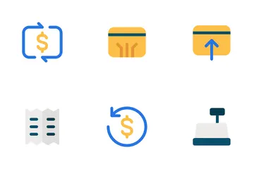 Pagamento Financeiro Pacote de Ícones