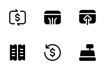 Pagamento Financeiro Pacote de Ícones