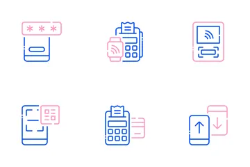 Pago sin contacto Paquete de Iconos