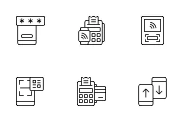 Pago sin contacto Paquete de Iconos