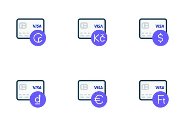 Paiement par carte de crédit/débit Pack d'Icônes