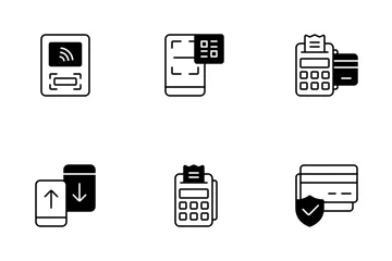 Paiement sans contact Pack d'Icônes