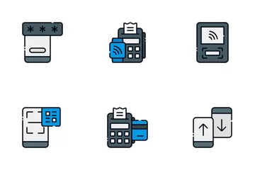 Paiement sans contact Pack d'Icônes