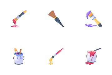 Paint Brush Icon Pack