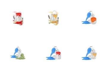 Paint Bucket Icon Pack