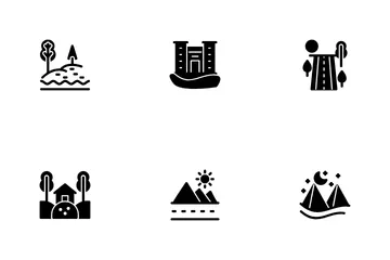 Paisajes Paquete de Iconos