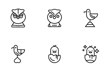 Pájaro Paquete de Iconos