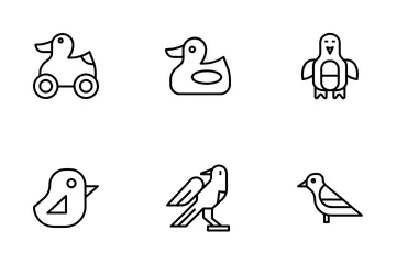 Pájaro Paquete de Iconos