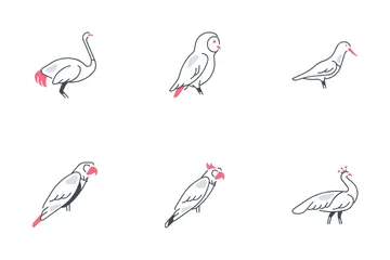 Aves Paquete de Iconos