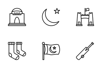 Pakistanische Kultur und Sehenswürdigkeiten 1 Icon Pack