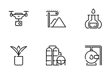Palm Industry Icon Pack