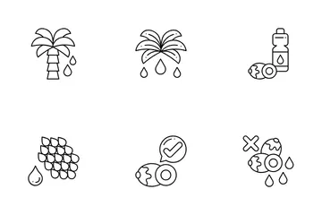 Palm Oil Icon Pack