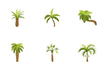 Palm Tree Icon Pack