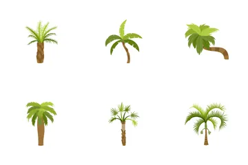 Palmera Paquete de Iconos