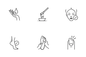Pampering And Wellness Icon Pack
