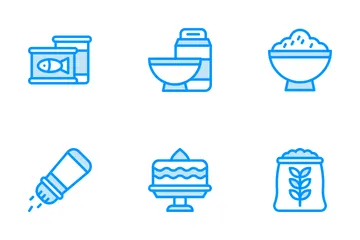 Panadería Paquete de Iconos