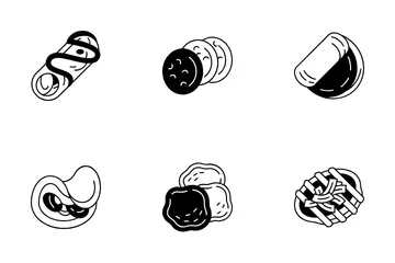 Pancakes Styles Icon Pack