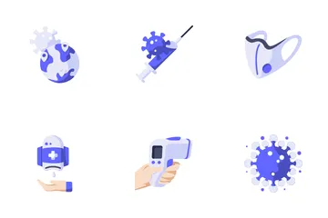 Pandemic Corona Virus Icon Pack
