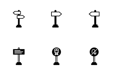 Poteau indicateur Pack d'Icônes