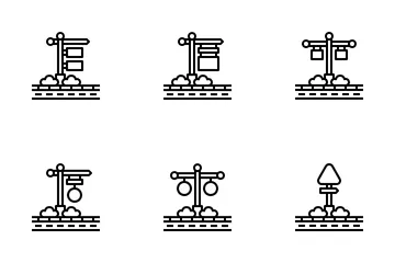 Panneau de signalisation Pack d'Icônes