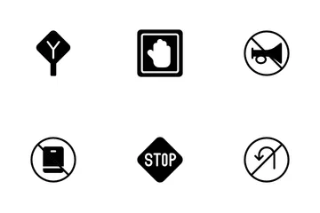 Panneau de signalisation Pack d'Icônes