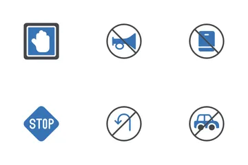 Panneau de signalisation Pack d'Icônes