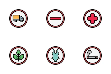 Panneaux de signalisation Icon Pack