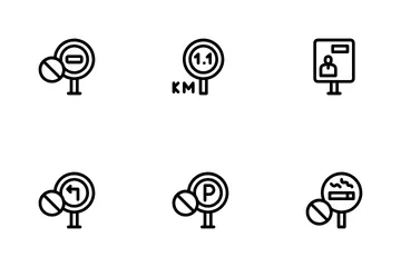 Panneaux de signalisation Pack d'Icônes