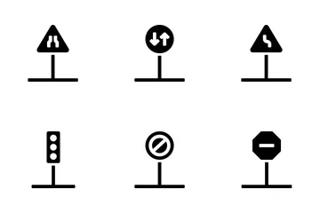 Panneaux routiers Pack d'Icônes