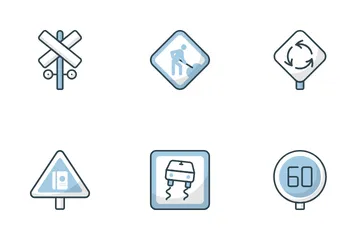 Panneaux routiers Pack d'Icônes