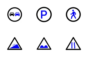Panneaux routiers Pack d'Icônes