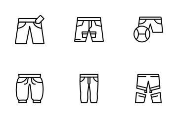 Pantalones Paquete de Iconos