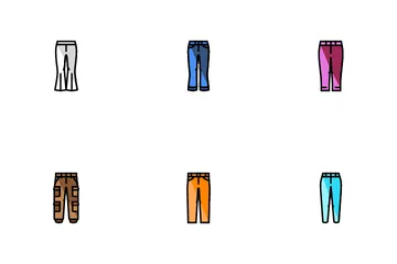 Pants Fashion Clothes Apparel Icon Pack