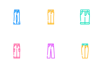 Pants Trousers Fashion Icon Pack